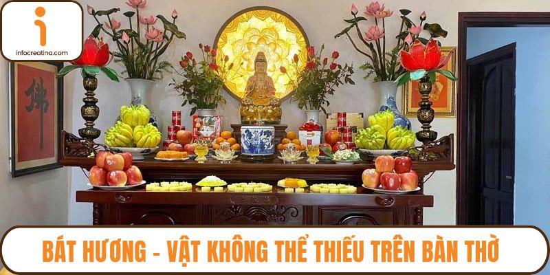 Bát hương - Vật không thể thiếu trên bàn thờ người Việt