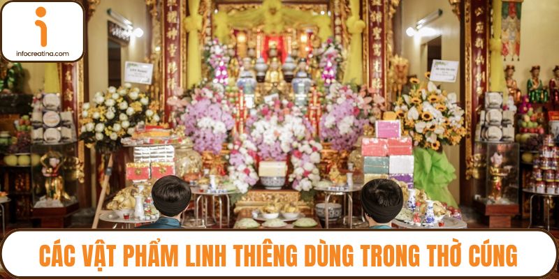 Các vật phẩm linh thiêng dùng trong thờ cúng