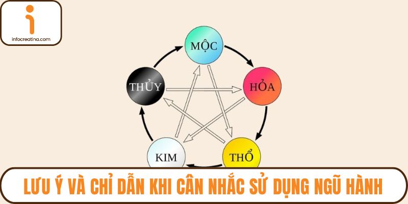 Lưu ý và chỉ dẫn khi cân nhắc sử dụng ngũ hành
