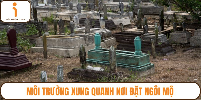 Môi trường xung quanh nơi đặt ngôi mộ