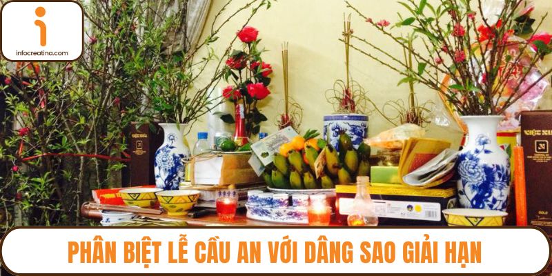 Phân biệt lễ cầu an với dâng sao giải hạn