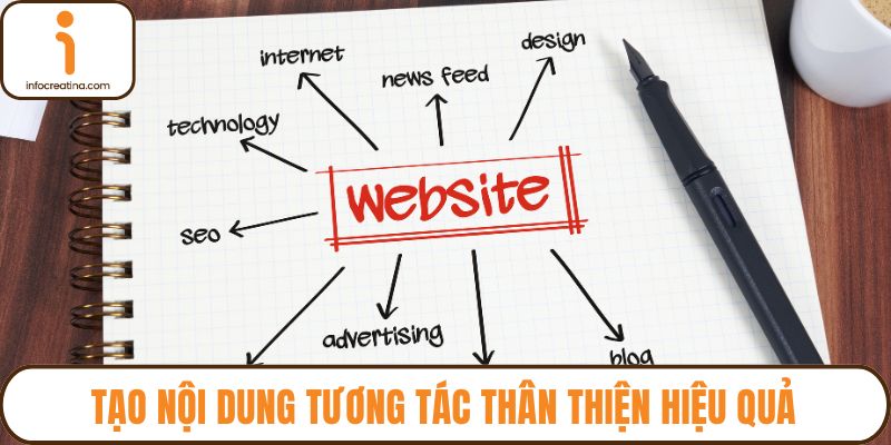 Tạo nội dung tương tác thân thiện hiệu quả